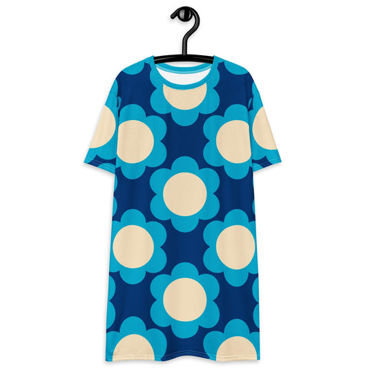 ELLIE blue - T-shirt dress - SHALMIAK