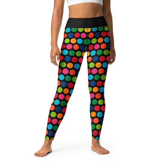 ELLIE rainbow dot - Yoga Leggings - SHALMIAK