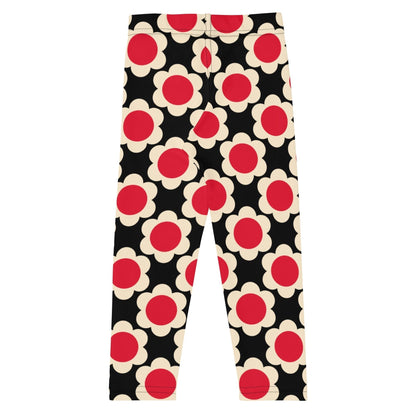 ELLIE red black -2- Kid's Leggings - SHALMIAK