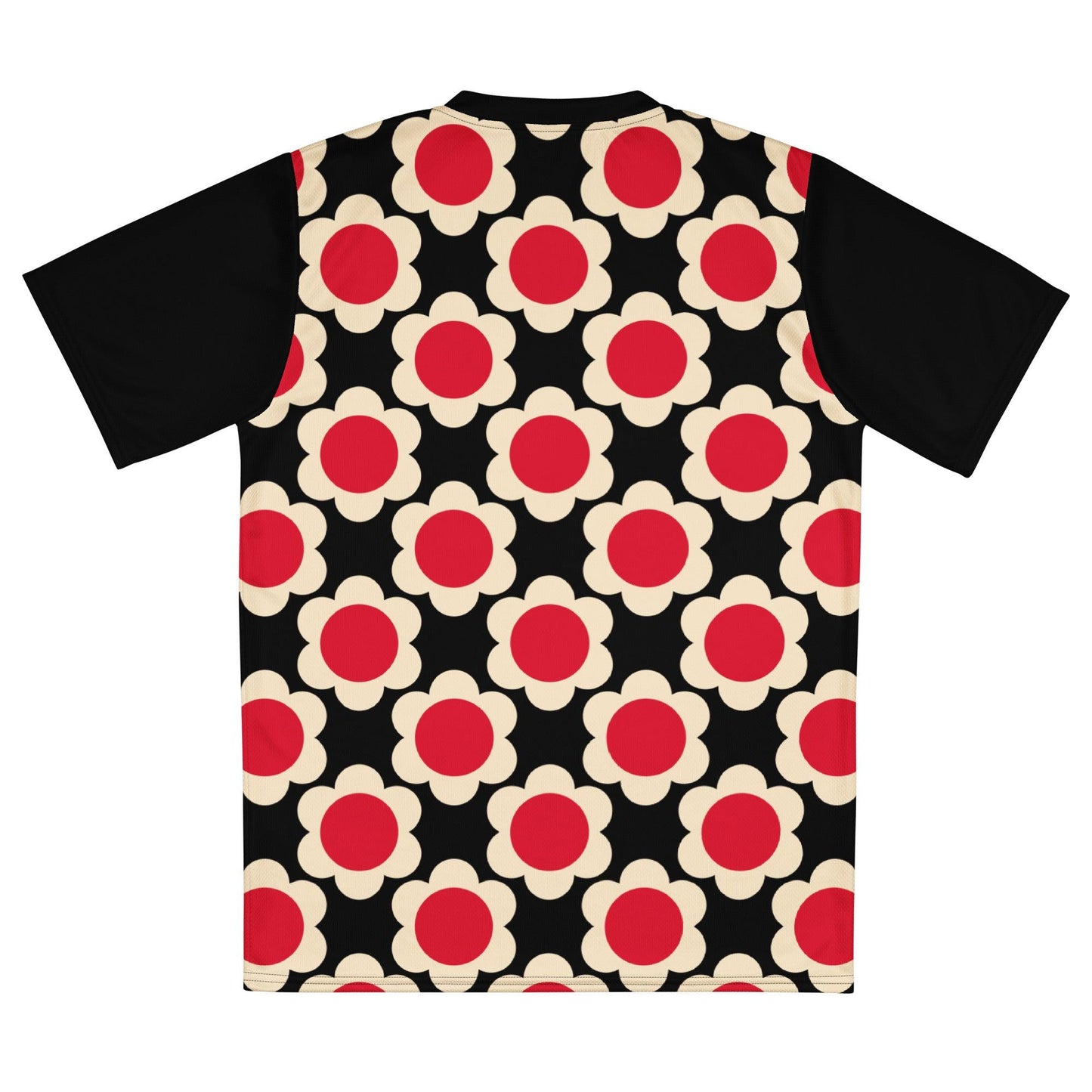 ELLIE red black - Recycled unisex sports jersey - SHALMIAK