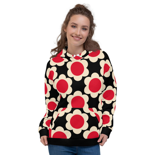 ELLIE red black - Unisex Hoodie (recycled) - SHALMIAK