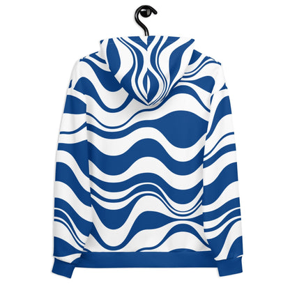 ENERGY WAVES blue - Unisex Hoodie (recycled) - SHALMIAK