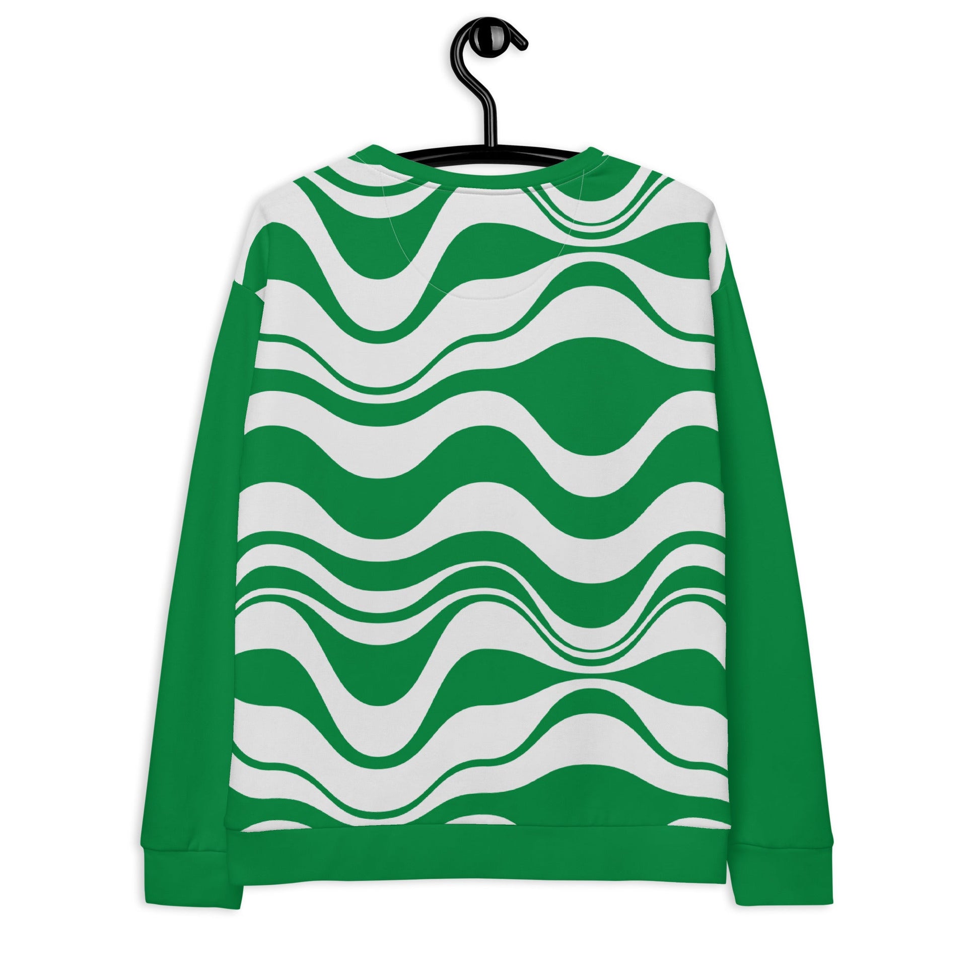 ENERGY WAVES green - Unisex Sweatshirt  (recycled) - SHALMIAK