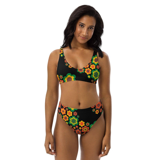 FLORA FOREVER retro - Bikinis made of recycled material - SHALMIAK