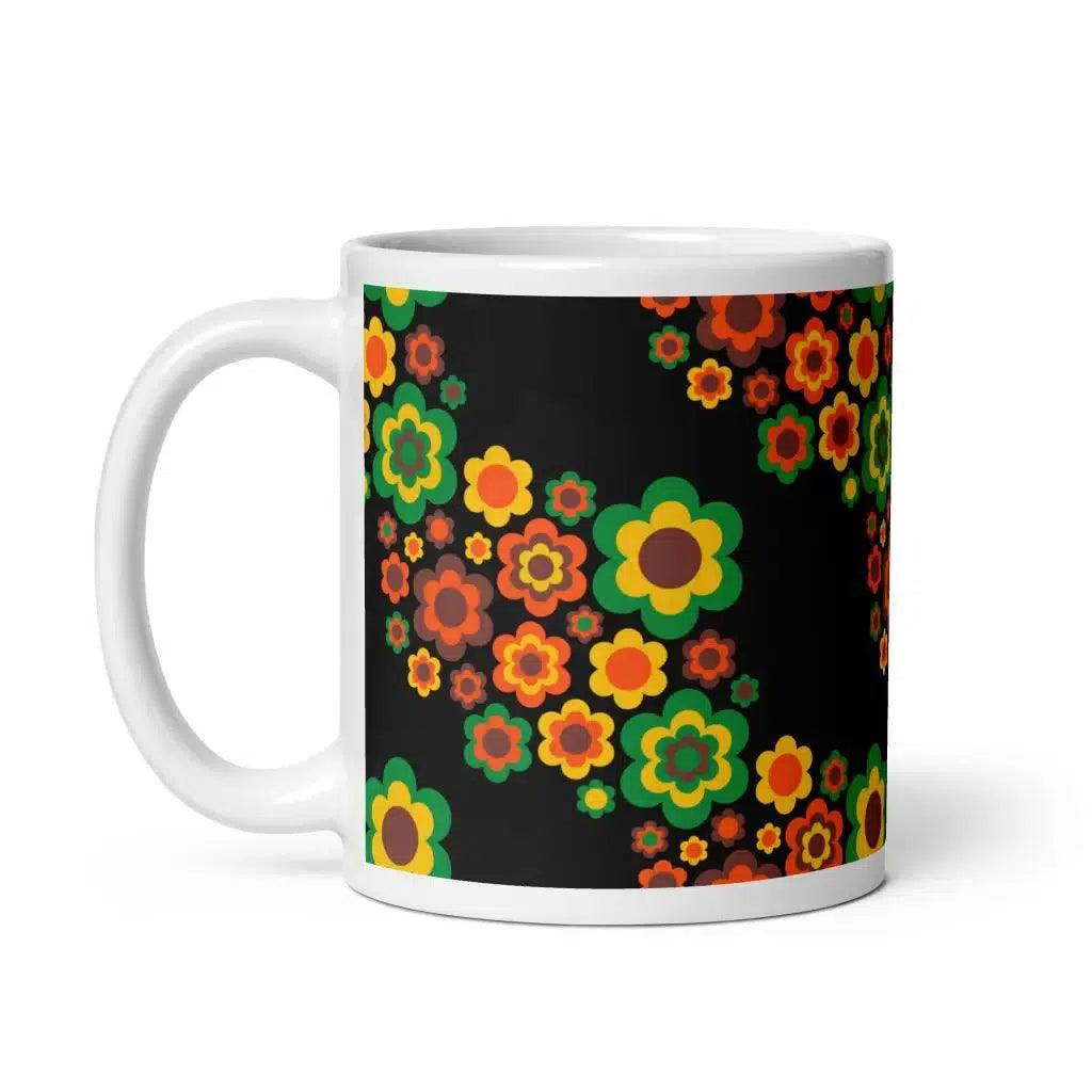 FLORA FOREVER retro - Ceramic Mug - SHALMIAK