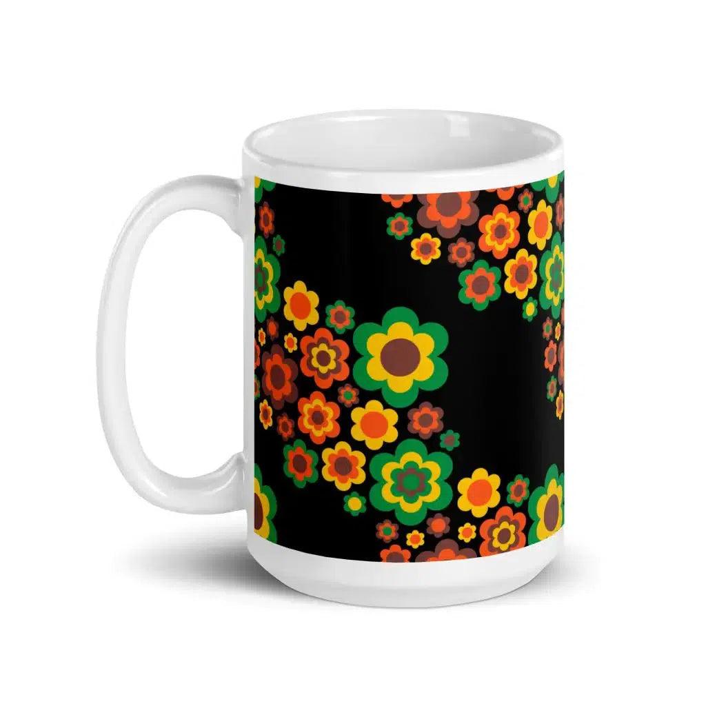 FLORA FOREVER retro - Ceramic Mug - SHALMIAK