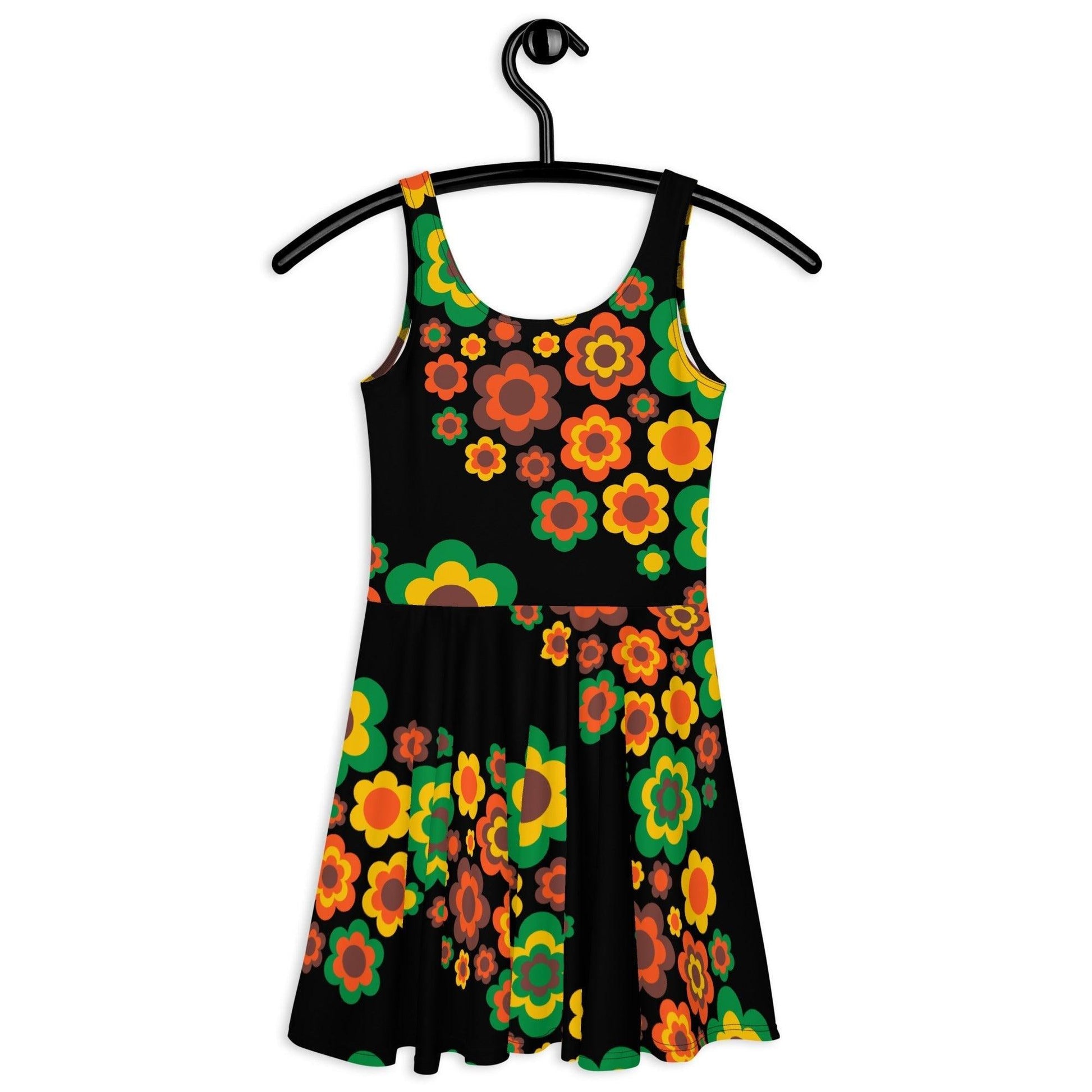 FLORA FOREVER retro - Skater Dress - SHALMIAK