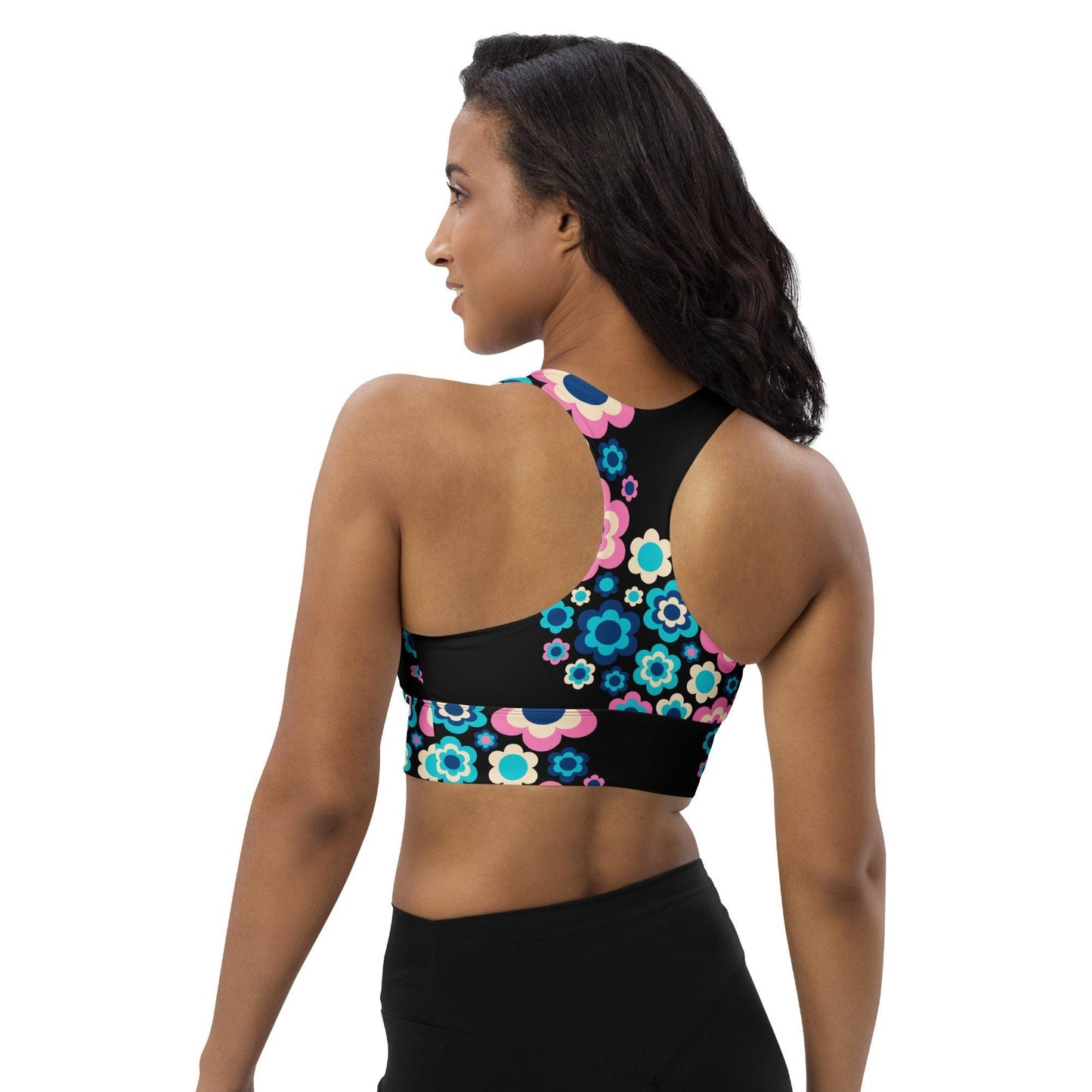 Sports Bra (recycled) - FLORA FOREVER sweet - SHALMIAK