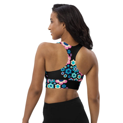 Sports Bra (recycled) - FLORA FOREVER sweet - SHALMIAK