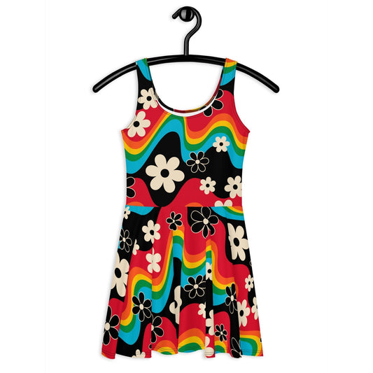 FLORA RAVE - Skater Dress - SHALMIAK