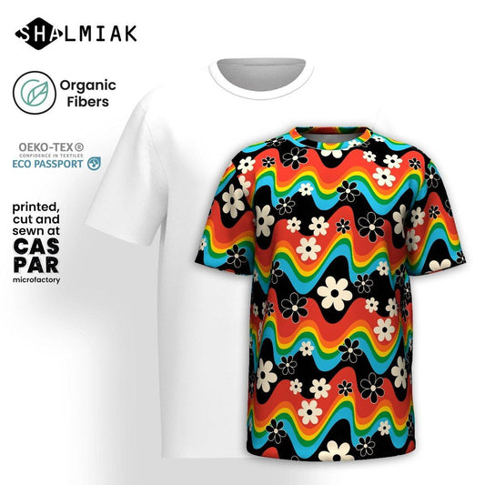 FLORA RAVE - T-shirt  (organic cotton) - SHALMIAK