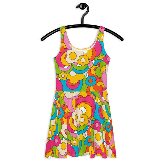 FLORENCE happy - Sleeveless Skater Dress - SHALMIAK