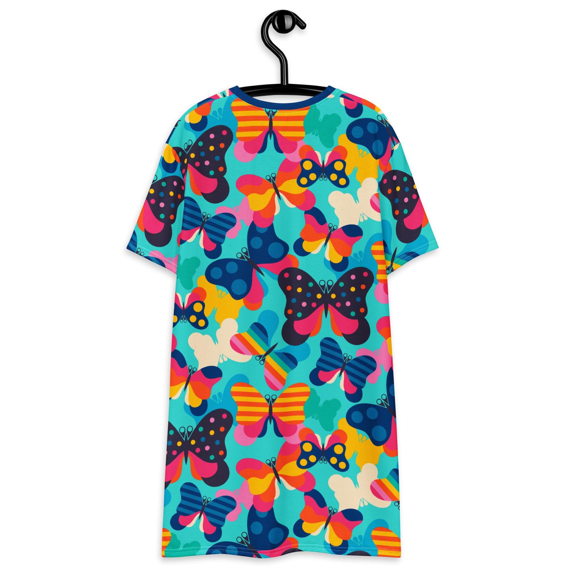 FLYRAVE turquoise - T-shirt dress - SHALMIAK