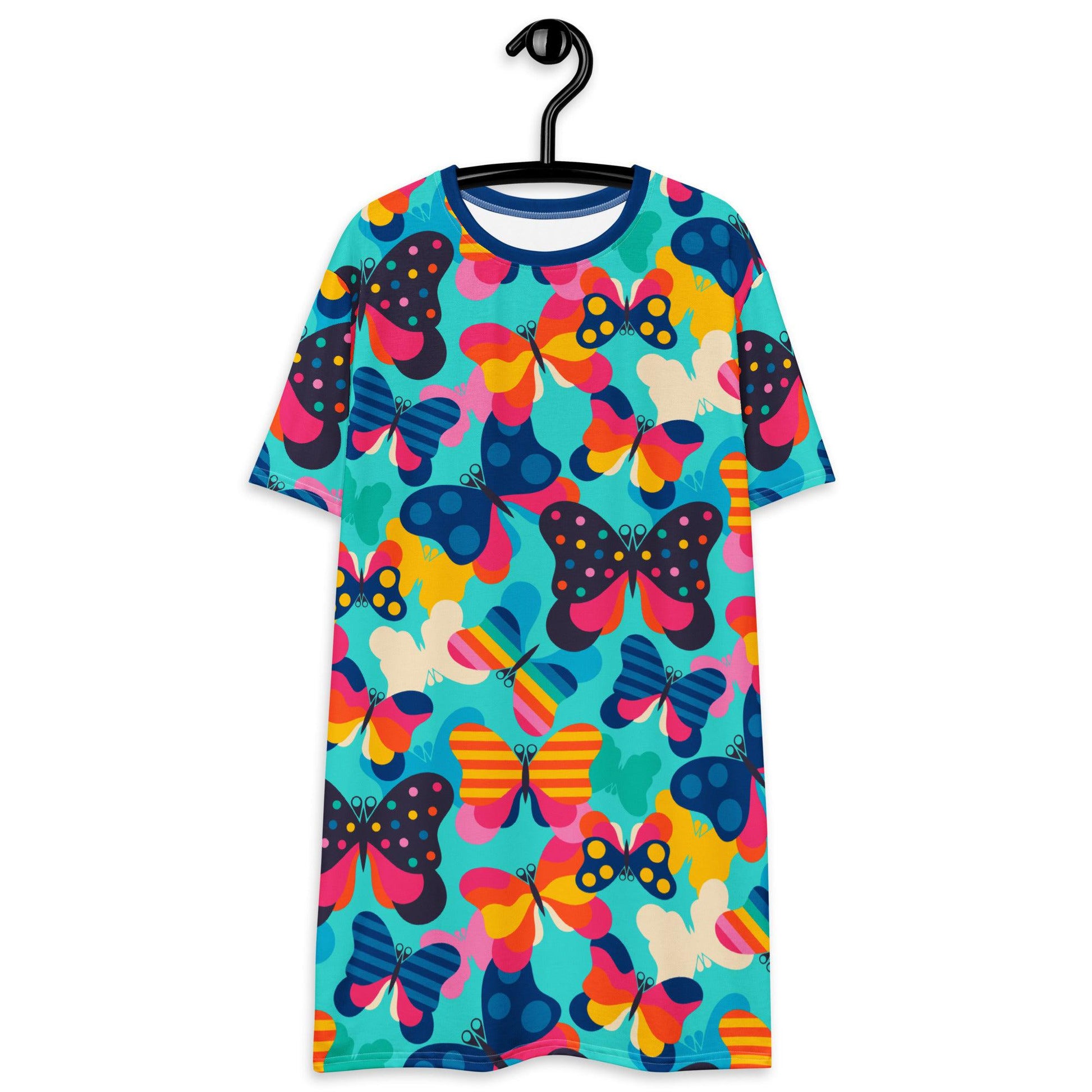 FLYRAVE turquoise - T-shirt dress - SHALMIAK