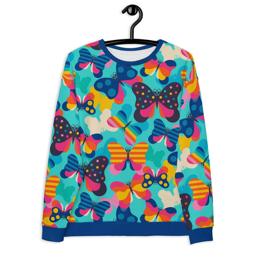 FLYRAVE turquoise - Unisex Sweatshirt  (recycled) - SHALMIAK