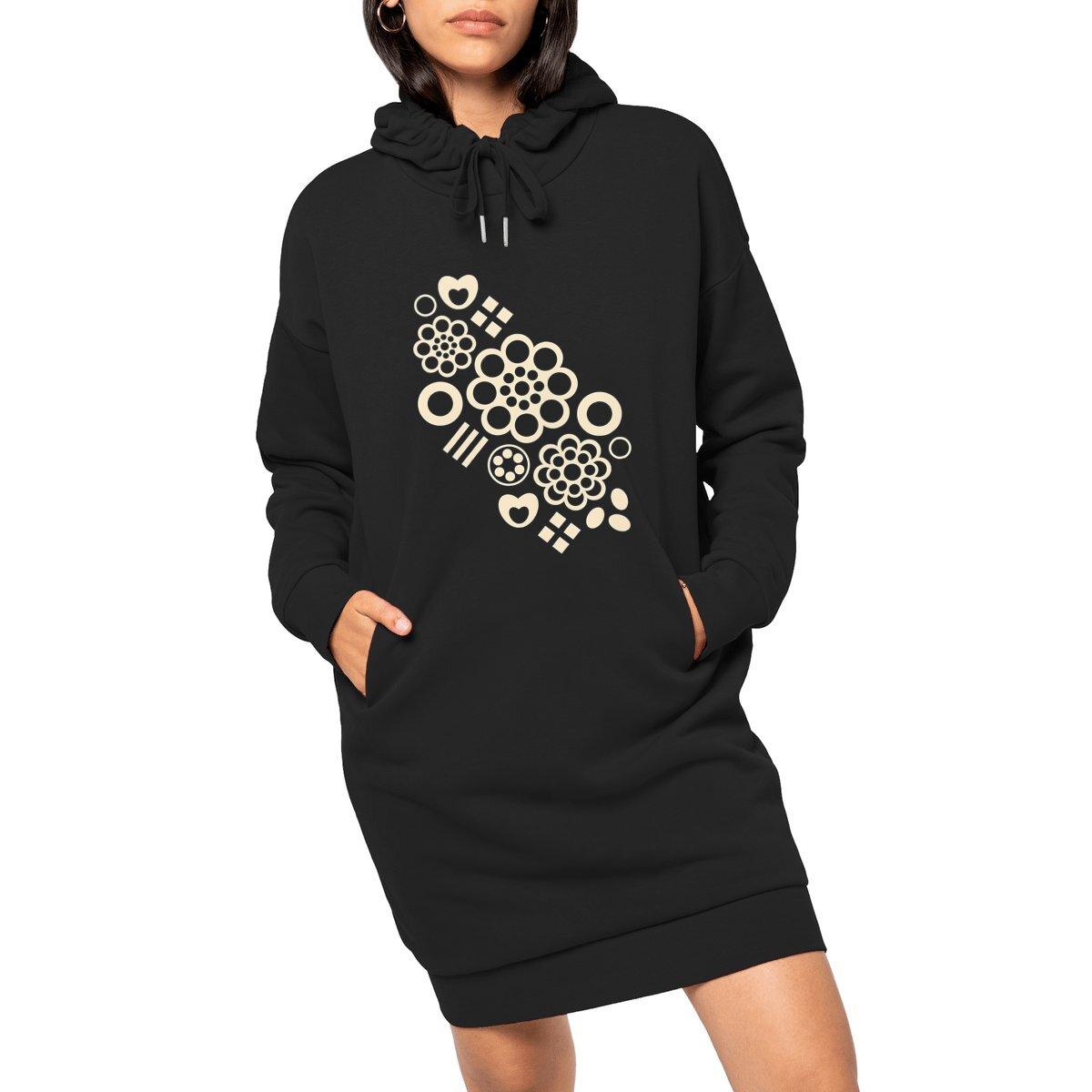 FOREVER SWEET light - Organic Hoodie Dress - SHALMIAK