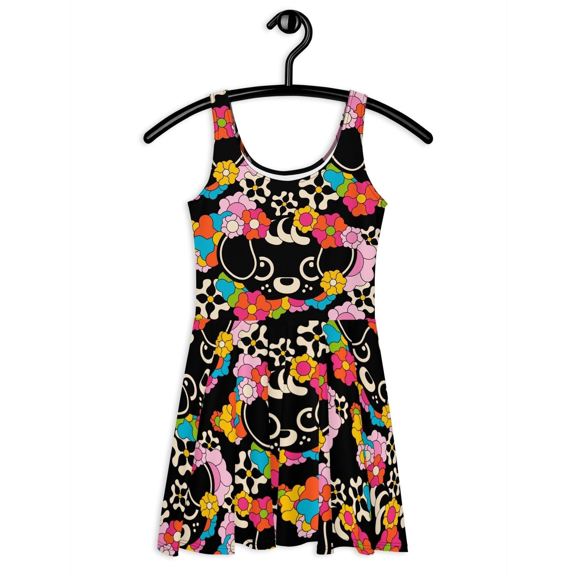 FUNKYPUP black - Skater Dress - SHALMIAK