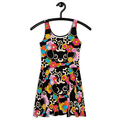 FUNKYPUP black - Skater Dress - SHALMIAK