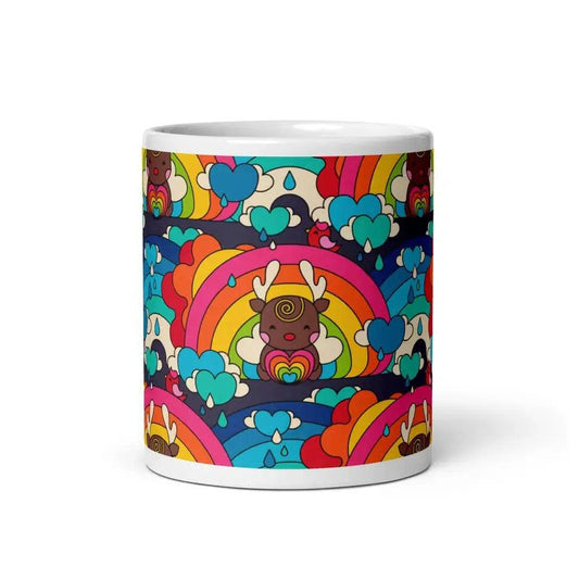 HAPPY RAINDEAR - Ceramic Mug - SHALMIAK