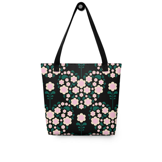 HEARTBEAT pink black - Tote bag - SHALMIAK