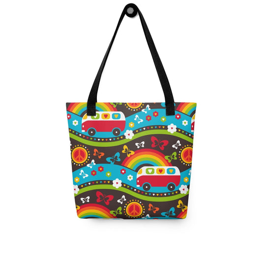 HIPPIE DAY rainbow - Tote bag - SHALMIAK