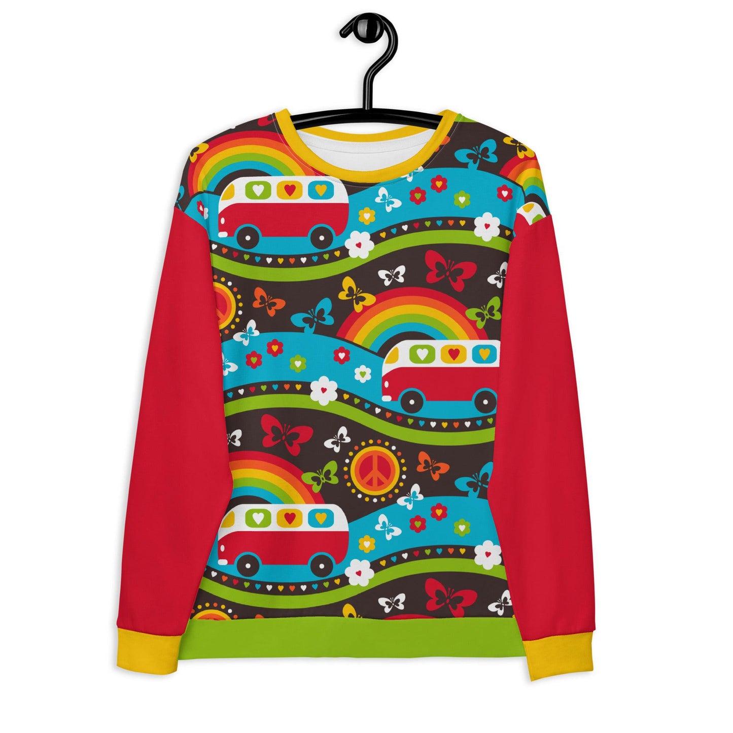 HIPPIE DAY rainbow - Unisex Sweatshirt  (recycled) - SHALMIAK