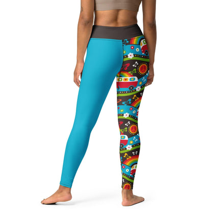 HIPPIE DAY rainbow - Yoga Leggings - SHALMIAK