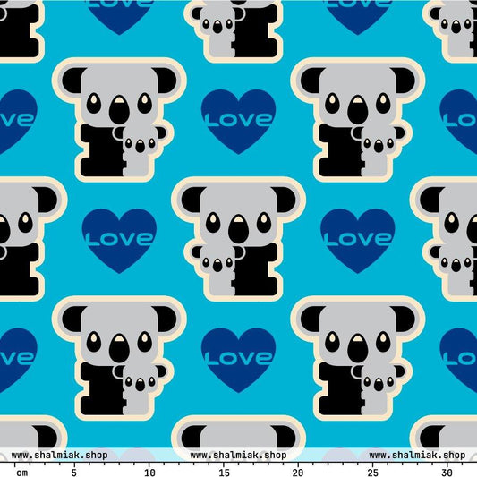 KOALA LOVE blue - SHALMIAK