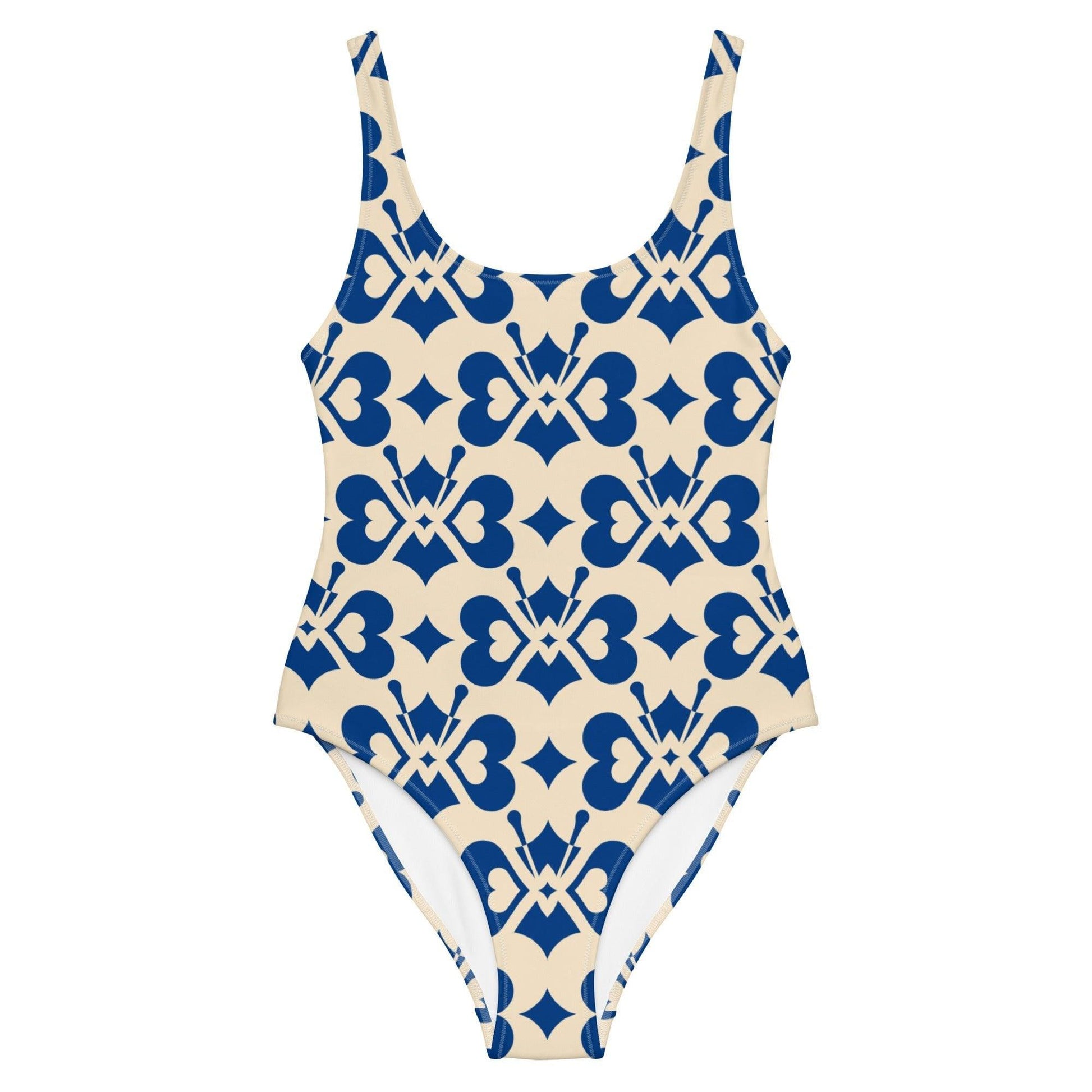 LOVE BUTTERFLY bluelight - One-Piece Swimsuit - SHALMIAK