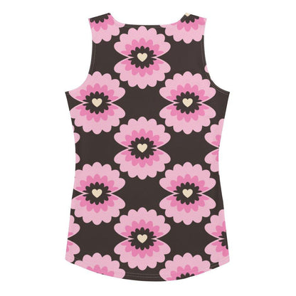 LOVE PEARL pink brown - Tank Top - SHALMIAK