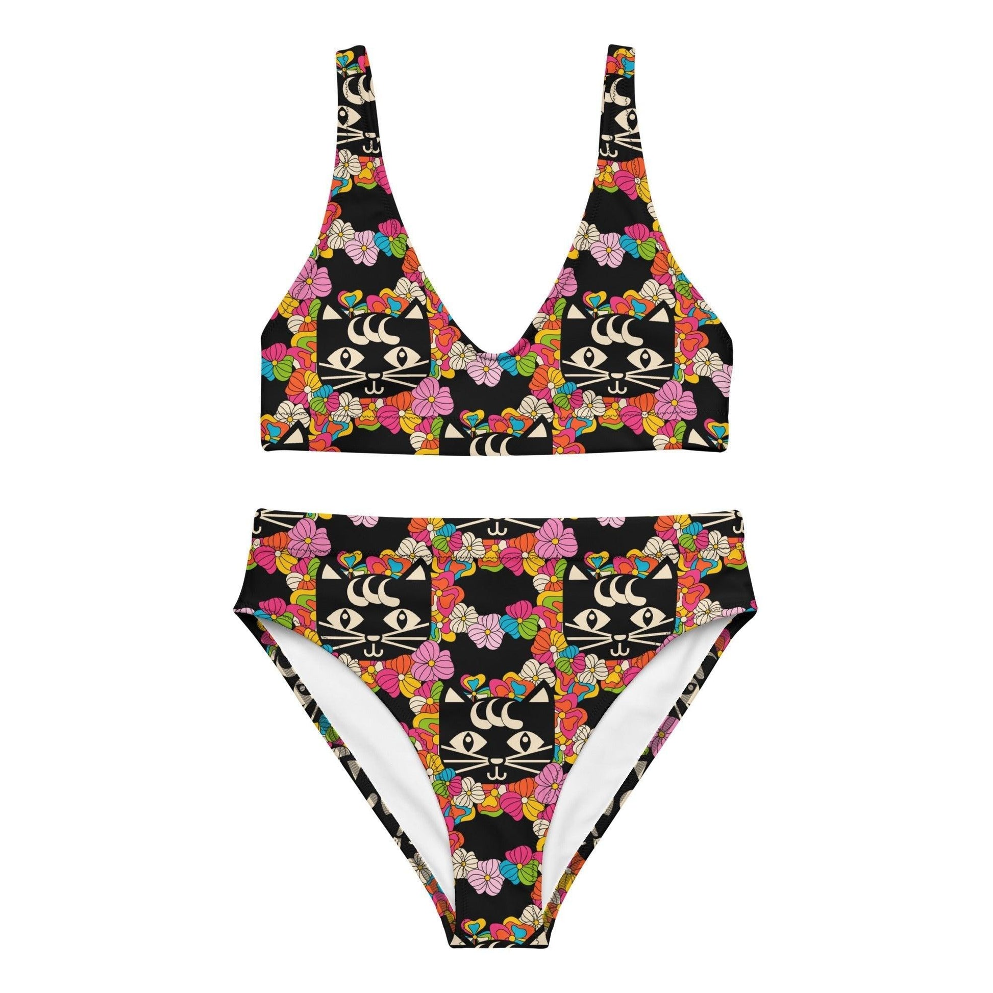 MAGICAT black - Bikinis made of recycled material - SHALMIAK