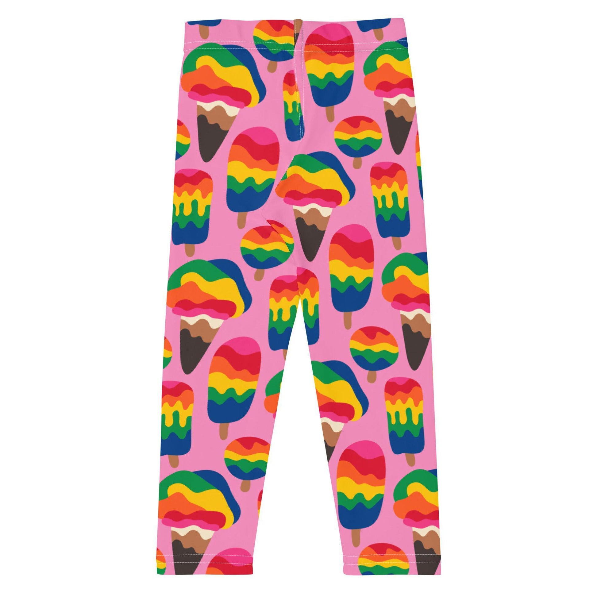 MANIC ICE pink -2- Kid's Leggings - SHALMIAK