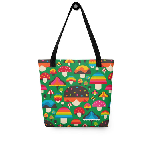 MUSHROOM MANIA green - Tote bag - SHALMIAK