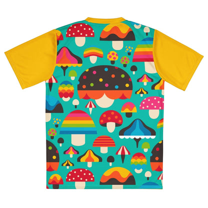 MUSHROOM MANIA mint - Recycled unisex sports jersey - SHALMIAK