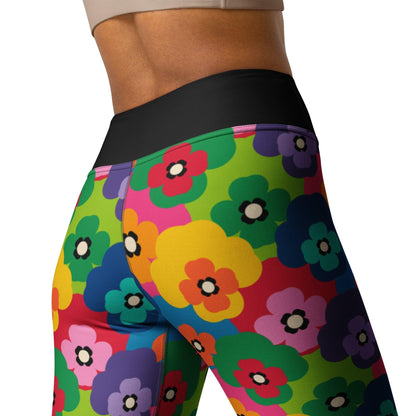 PANSY FAB -2- Yoga Leggings - SHALMIAK