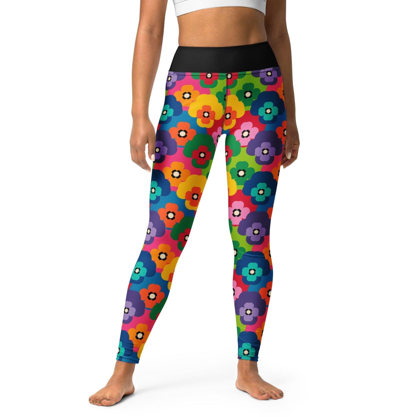 PANSY FAB -2- Yoga Leggings - SHALMIAK