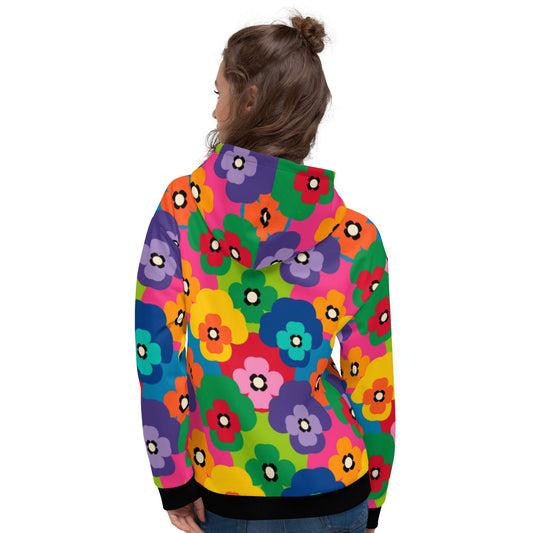 PANSY FAB colour - Unisex Hoodie (recycled) - SHALMIAK