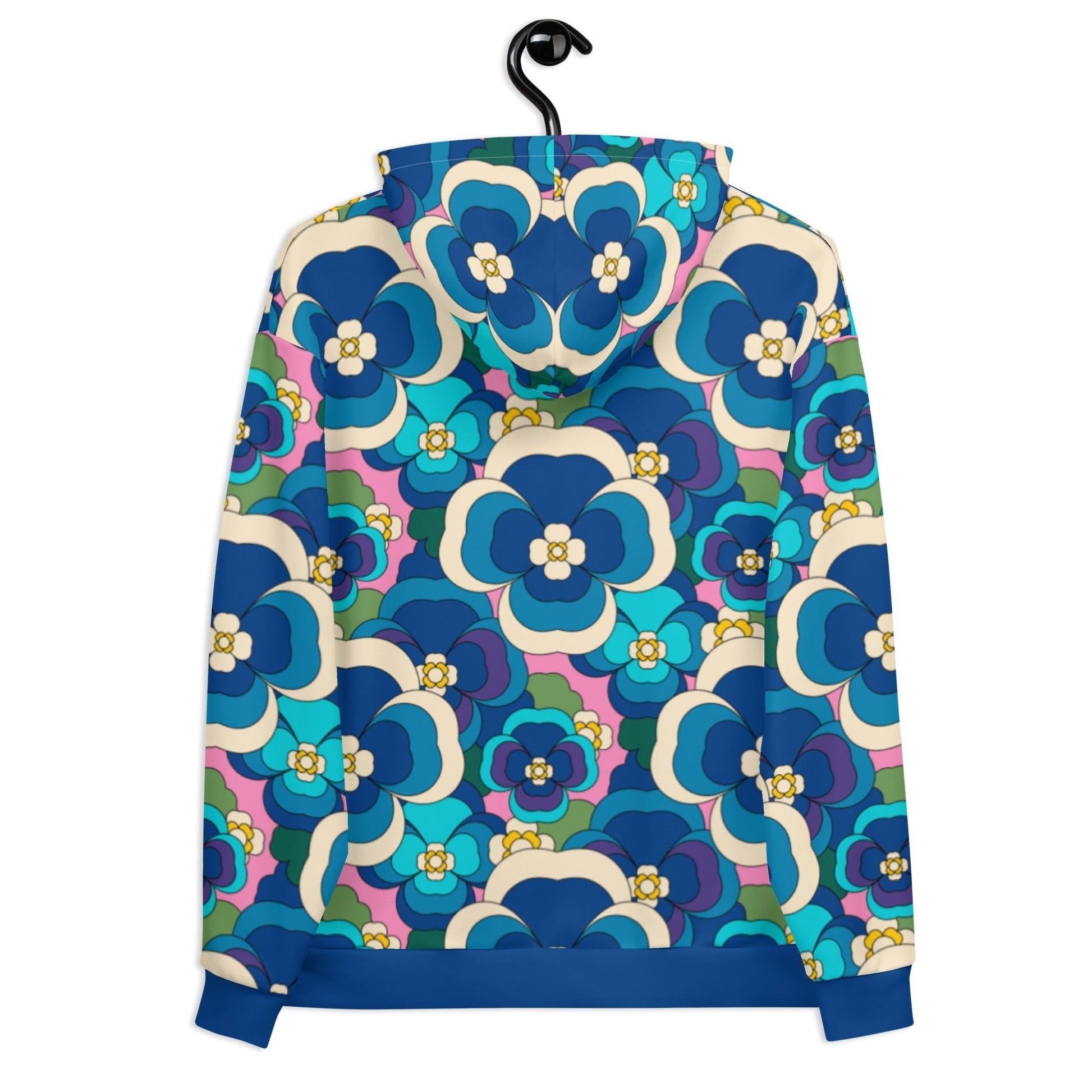 PANSY FANTASY blue pink - Unisex Hoodie (recycled) - SHALMIAK