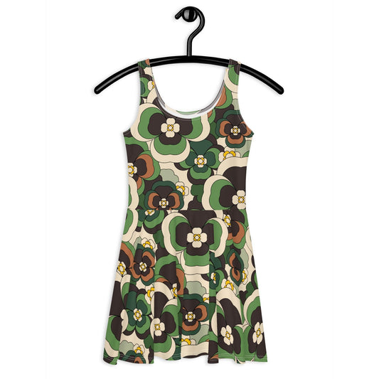 PANSY FANTASY green - Skater Dress - SHALMIAK