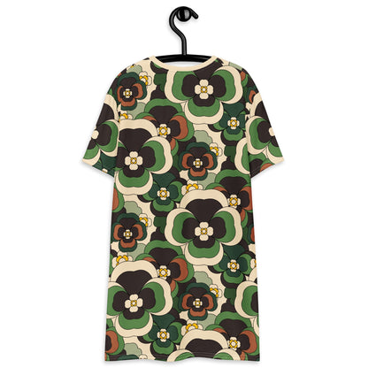 PANSY FANTASY green - T-shirt dress - SHALMIAK