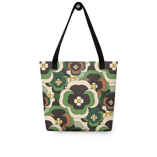 PANSY FANTASY green - Tote bag - SHALMIAK