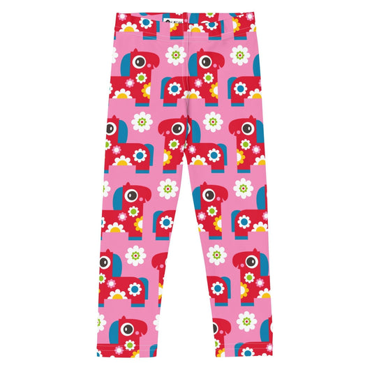 PONY BLOOM pink -2- Kid's Leggings - SHALMIAK