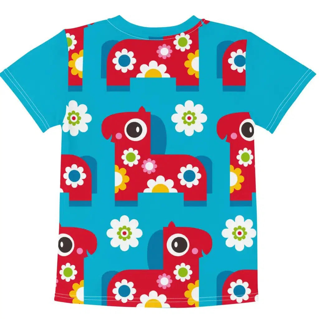 PONY BLOOM turquoise - Kid's T-shirt - SHALMIAK