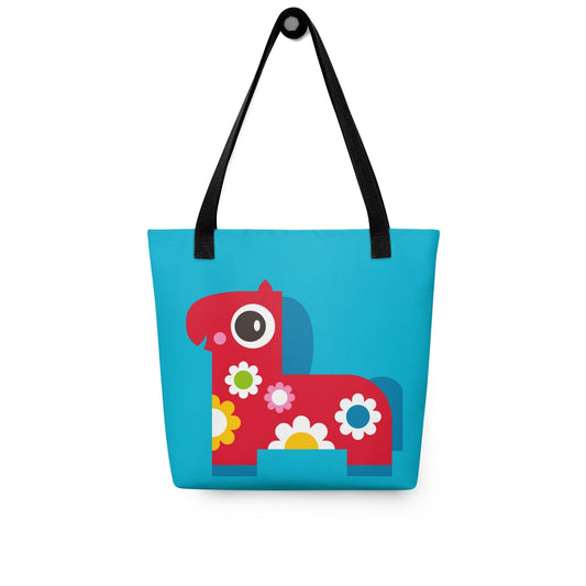 PONY BLOOM turquoise - Tote bag - SHALMIAK