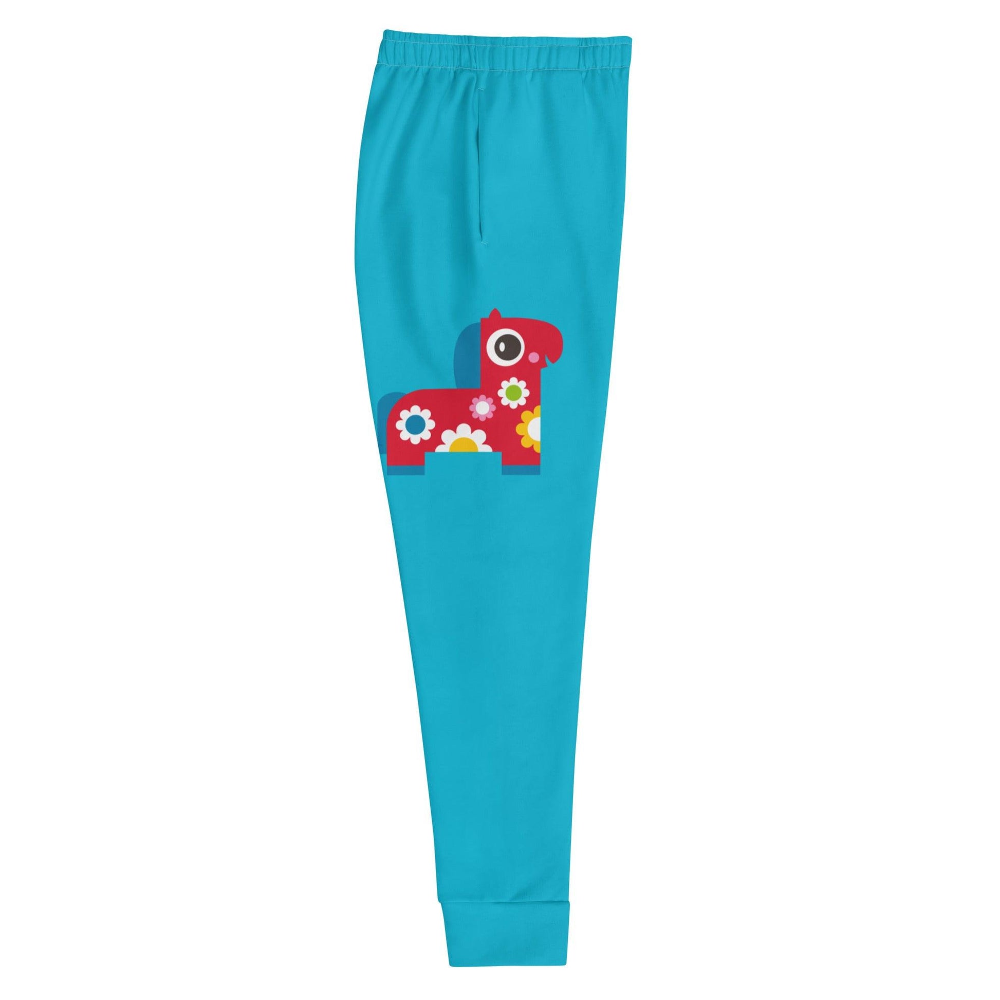 PONY BLOOM turquoise - Women's Sweatpants - SHALMIAK