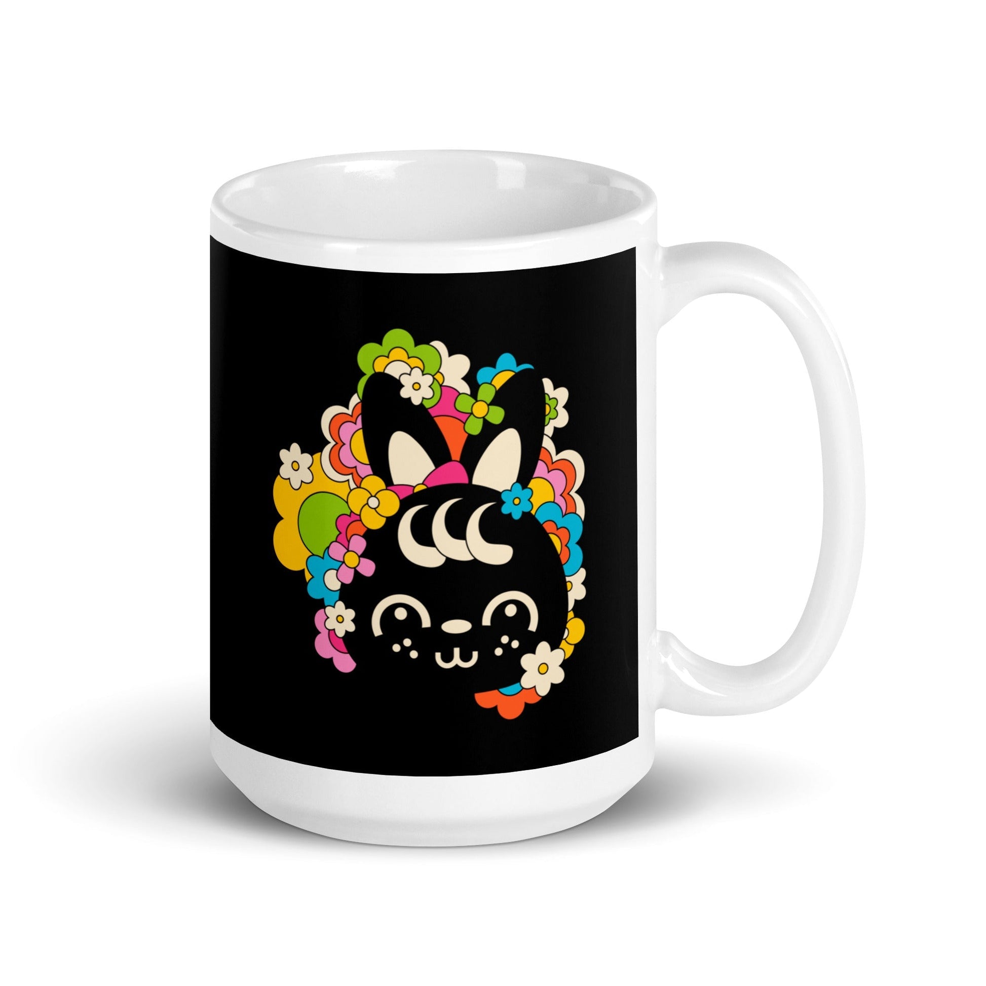 POPBUNNY black - Ceramic Mug - SHALMIAK