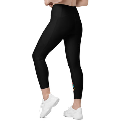 POPBUNNY in black - Leggings with pockets - SHALMIAK