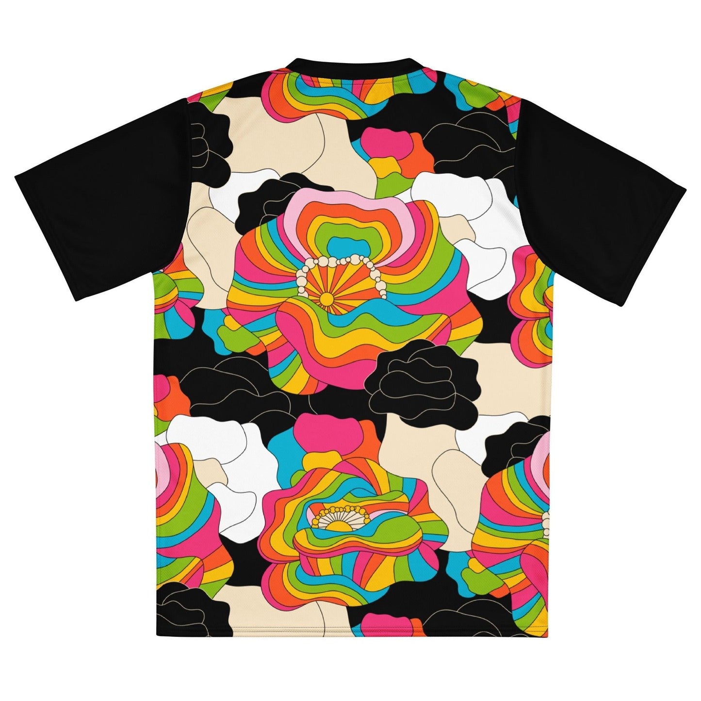 RAINBOW POPPY - Recycled unisex sports jersey - SHALMIAK