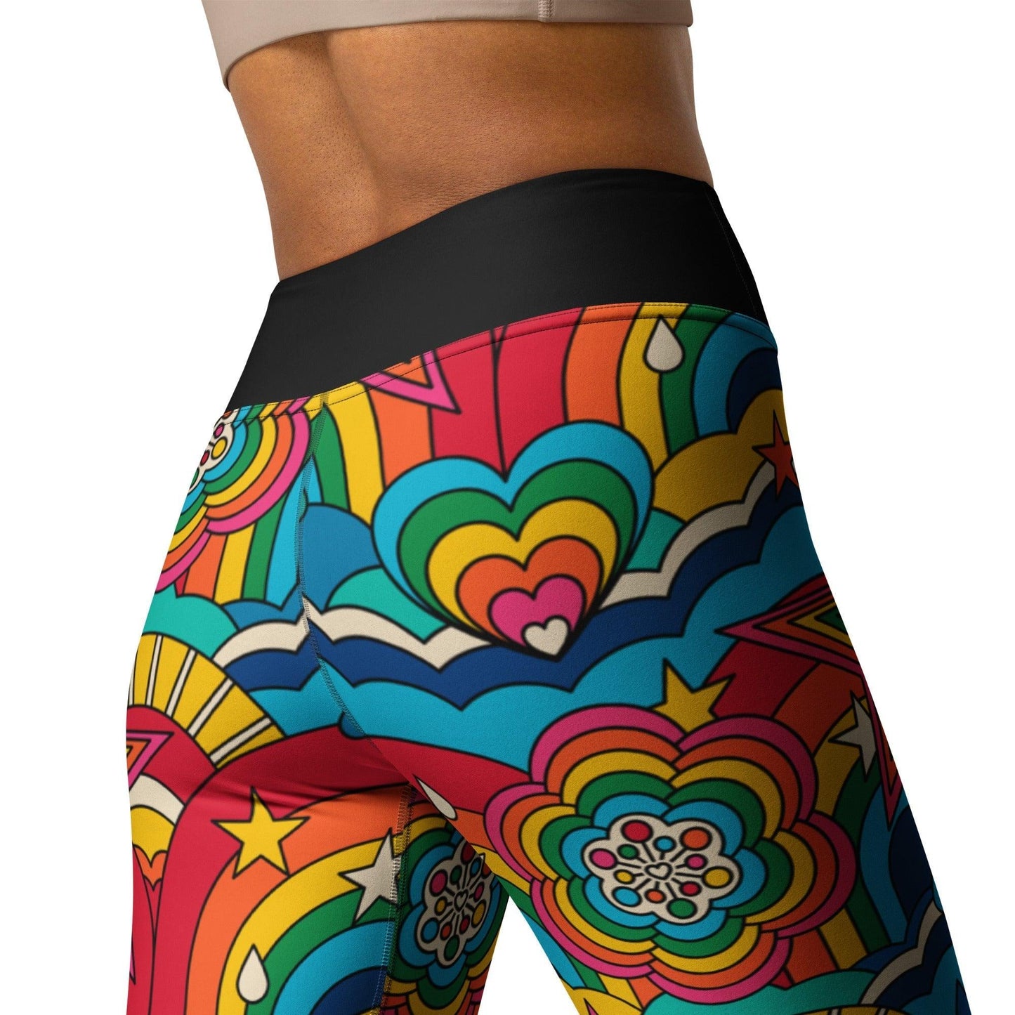 RAINBOW RAVE -2- Yoga Leggings - SHALMIAK