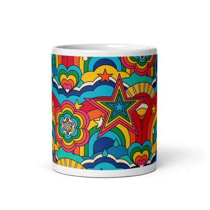 RAINBOW RAVE - Ceramic Mug - SHALMIAK